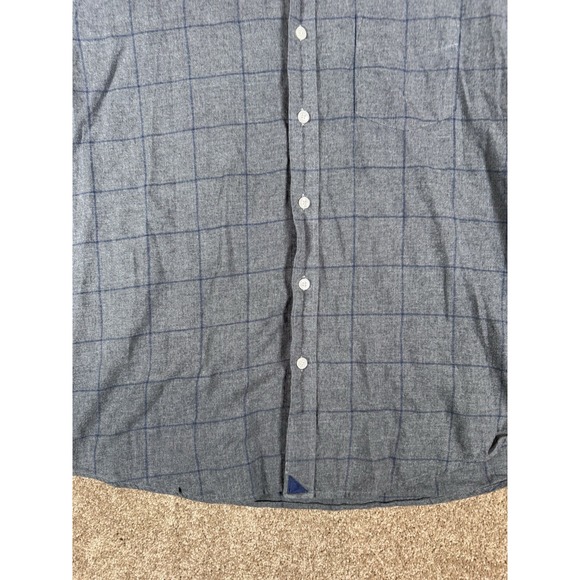 UNTUCKit Mens Large Plaid Long Sleeve Button Down Shirt 100% Cotton FLAW - Picture 4 of 8